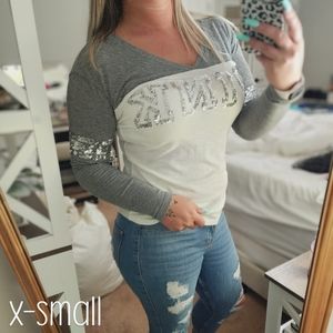 Victoria's Secret PINK | Sequin Long Sleeve